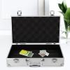 Toyvian Aluminum Briefcase Hard Case with DIY Customizable Foam Insert for Test Instruments Cameras Tools Parts and Accessories Equipment Supplies Makeup Tools view 2