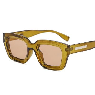 Retro Women Fashion Small Frame Sunglasses Outdoor Vacation Decorative Sunglasses Gift (Color : A, Size : 1)