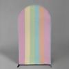 Groovy Chiara Backdrop Cover Decoration Rainbow Forever Birthday Party Decor Retro Party Daisies Arch Backdrop Cover Background Cloth Photography (Customized-Size,GX-859) view 1