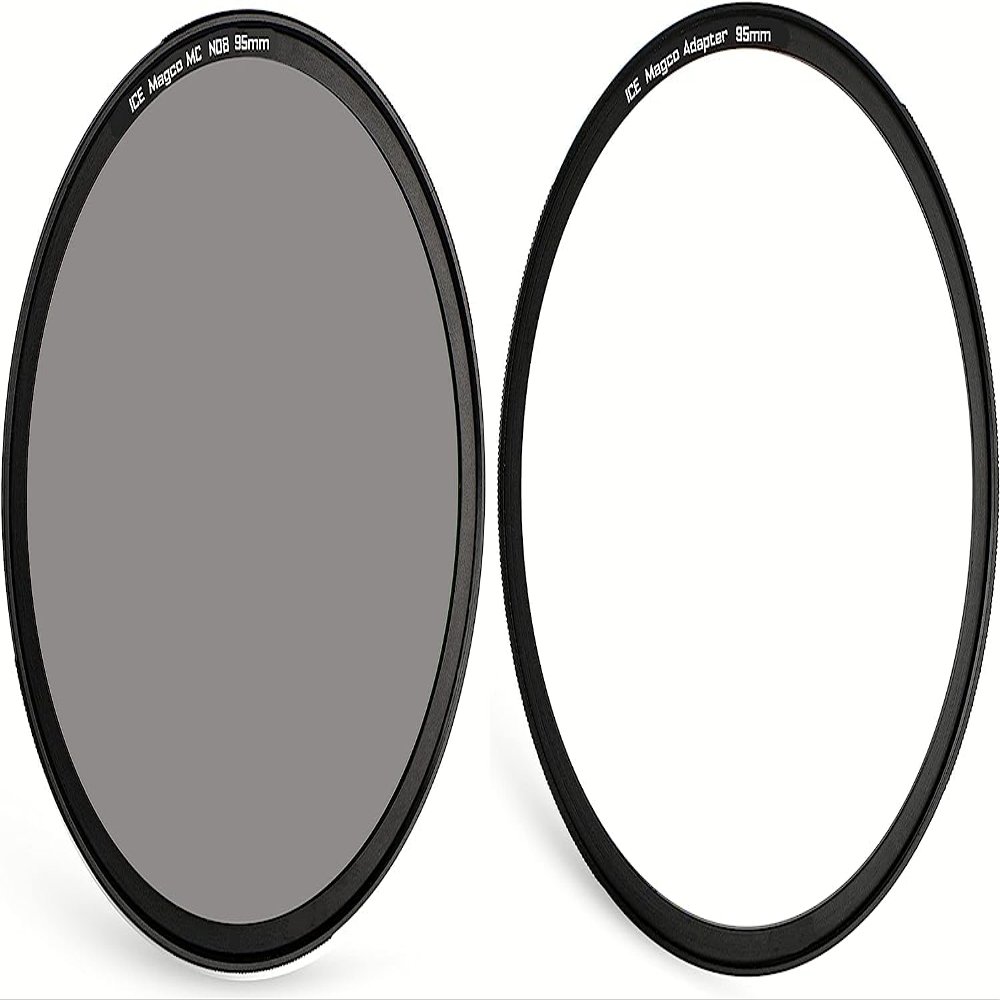 ICE Magco 95mm MC Slim Magnetic ND8 3 Stop ND Neutral Density Filter Optical Glass Incl Adapter