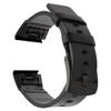 ANZOAT 20 22 26MM Leather Smart Watch Band Quick Fit For Garmin Fenix 7 7X 7S 5S 5 5X Plus 6S 6 6X Pro Smartwatch Watchband Bracelet (Color : B, Size : 22mm Fenix 5 5Plus) view 1