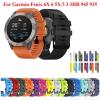 KGDHB 26 22mm Watchband For Garmin Fenix 6 6X Pro 5 5X Plus 3HR Silicone Band Fenix 6 Fenix 5 Watch Quick Release Easyfit Wrist Strap (Color : K, Size : 26MM Fenix 6X Pro) view 2