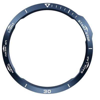 QPDRNC For Garmin Fenix 5 6X/6X Pro/6X Sapphire Watch Bezel Ring Stainless Steel Sculptured Adhesive Anti-scratch Fashion Cover Rings (Color : F, Size : XXX-Large)