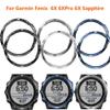 QPDRNC For Garmin Fenix 5 6X/6X Pro/6X Sapphire Watch Bezel Ring Stainless Steel Sculptured Adhesive Anti-scratch Fashion Cover Rings (Color : F, Size : XXX-Large) view 2