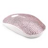 Luxury Bling Crystal Rhinestone Wireless Mouse - 2.4G Silent Wireless Mouse with Nano Receiver 1600 DPI Precise Control for Notebook Computer PC Laptop MacBook - Pink view 3