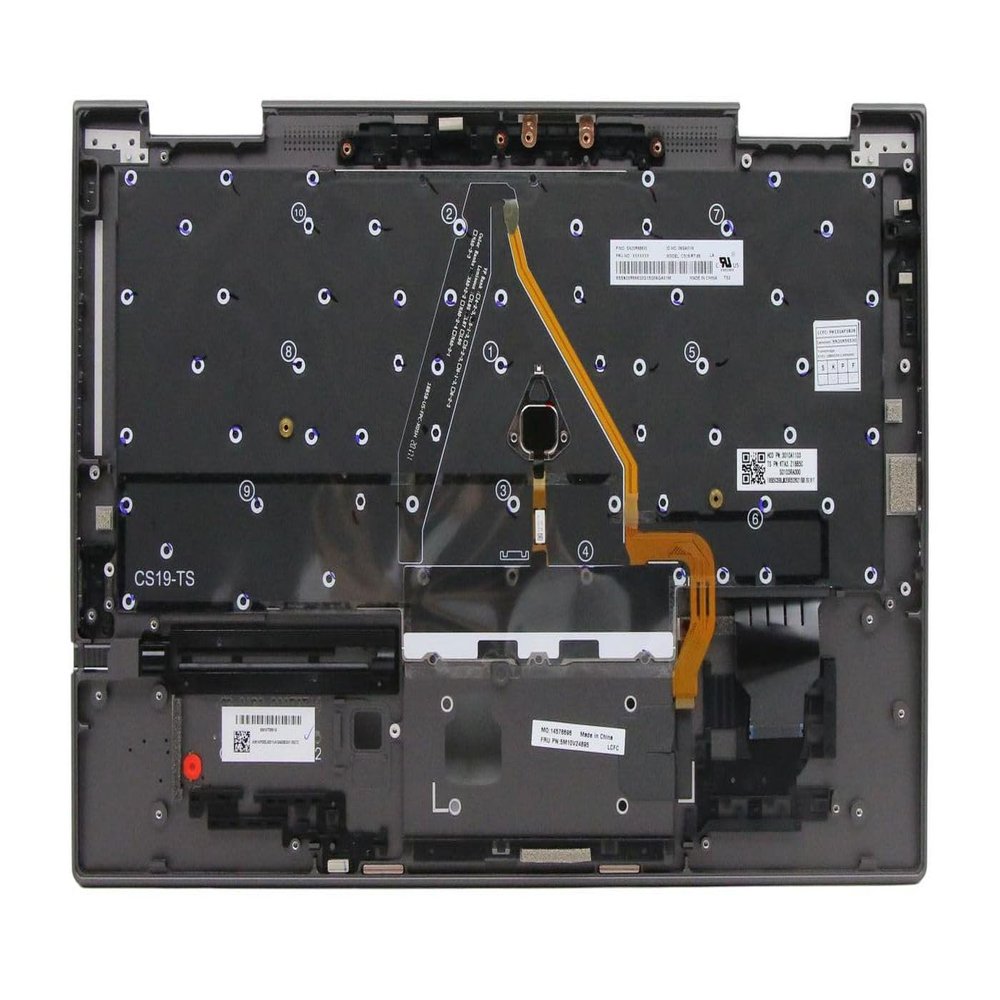 Lenovo Ratchet-1 FRU_GRP_KBD_Bezel_ASM_Italian_, FRU5M10V24892 (FRU_GRP_KBD_Bezel_ASM_Italian_ WLAN_Iron Gray_Transimage)
