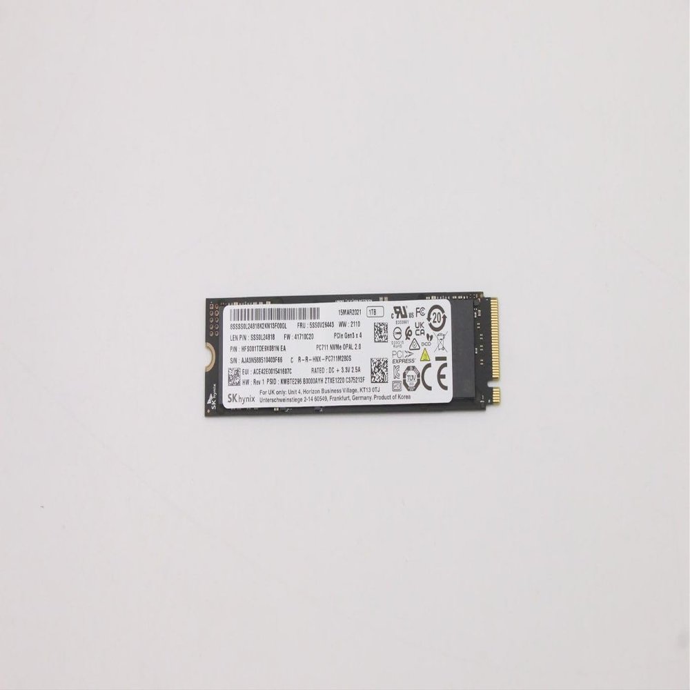 Lenovo SSD_ASM 1TB,M.2,2280,PCIe3x4,SKH,OP, FRU5SS0V26443 (1TB,M.2,2280,PCIe3x4,SKH,OP)