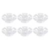 Hemoton 12pcs Cord Management Clips for USB Cables Cable Organizers for Chargers Wires Easy to Use for for Desk and Nightstand view 1