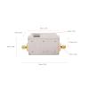 Professional Low Noise Amplifier LNA 10M-6GHz 20dB Gain High Flatness RF Amplifier for FM Radio Signal Booster with SMA Connector DC5V Powered view 3