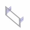 Havis C-EB30-CH7-1P 1-Piece Equipment Mounting Bracket, 3" Mounting Space, Fits M/A-COM CH-721 view 1