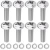 M4 Screws M4x12mm for TV Mount or Monitor 30 Inch or Small VESA Mount Screw Mounting Phillips Head Screw Pack of 8 view 1