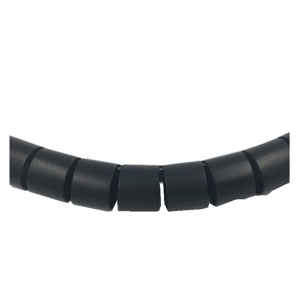1/1.5/3/5/10 Meter 8/10/15/20/25/30/35mm Line Organizer Pipe Protection Spiral Wrap Winding Cable Wire Tub (Color : Black, Size : 35 MM_1 Meter)