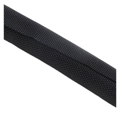 1/5M Self Closing PET Expandable Braided Sleeve Self-Closed Flexible Tube Insulated Hose Wire Wrap Cable Protecter (Color : Black, Size : 60MM_5 Meters)
