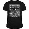 Director of Photography Multitasking Problem Solving Job Title - Unisex Tee Black view 1