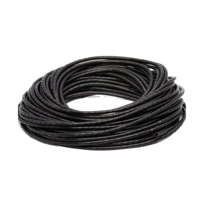SONLED Winding Pipe Spiral 4-30mm Wire Wrap Organzier Cable Sleeve Sheath Tube Protection PC Computer Line Bundle Mangement (Color : Black, Size : 6mm)
