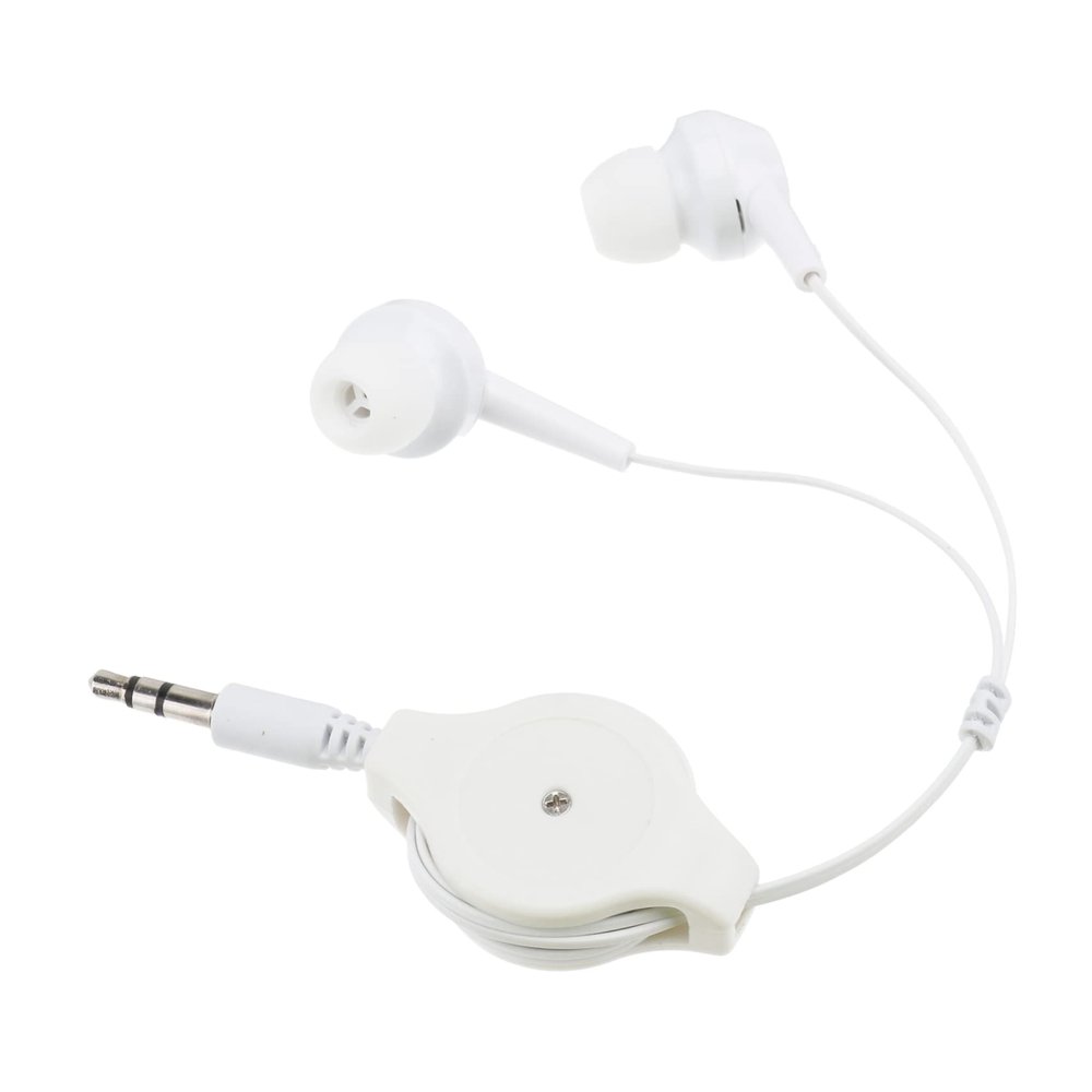 KICHOUSE Retractable in Ear Earphone for MP3 Player and CD Players