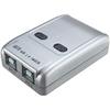 2 Port USB 2.0 Auto Printer Sharing Switch HUB Selector Switcher for Printer Scanner HM view 1