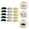 Yardwe 75 Pcs Doll House Furniture Dresser Knob Dresser Drawer Pulls Kitchen Cabinet Accessories Shell Cup Handle Dollhouse Cabinet Cup 12 Miniatures Furniture Mini Drawer Knobs view 4