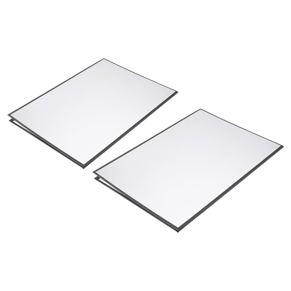 YOKIVE 2Pcs Photography Cardboard Reflector, Folding Light Board Diffuser Background | for Product Studio Photo Shooting (Silver/White/Black, 11"x8")