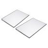 YOKIVE 2Pcs Photography Cardboard Reflector, Folding Light Board Diffuser Background | for Product Studio Photo Shooting (Silver/White/Black, 11"x8") view 1