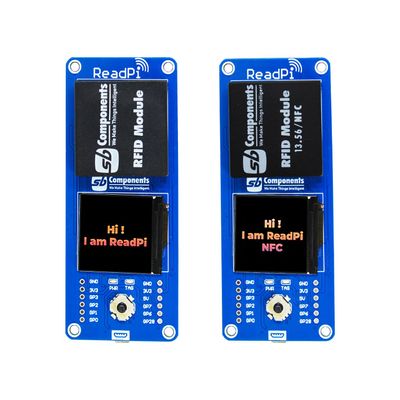 ReadPi - RFID/NFC Reader Powered with Raspberry Pi Pico W and ESP32 for RFID125KHz / NFC 13.56 MHz Radio Frequency Identification Module with 1.32 Display, RF IC Card Reader Sensor Module