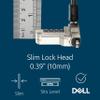 Kensington Slim N17 2.0 Combination Laptop Lock for Wedge-Shaped Slot Dell Laptops (K65094WW) view 3