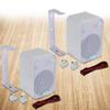 Pyle Home Dual Waterproof Outdoor Speaker System & PTA42BT Wireless Karaoke Bluetooth Stereo Receiver - 4 Channel Power Amplifier w/USB,2 Microphone Input w/Echo,Black view 4