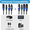 Kework 0.5 Meter Twist Lock Speakon Speaker Cable, 2 Conductor 22 AWG Copper, 1 Male to 2 Female Plug Splitter Extension Cable for Pro DJ PA Gig Stage Speaker Monitor view 3
