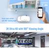 8MP Wide Angle Security Camera, Dual Lens Home Security Camera, with Two Way Audio, Color Night Vision, Motion Detection, for Outdoor and Indoor (POE,White) view 4