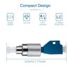 Duogalia 8-Pack FC Male to LC Female Fiber Optic Connector Visual Fault Locator Adapter for Fiber Tester 9/125um Single Mode Fiber Optic Adapter view 4