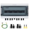 DIHOOL Solar Disconnect Switch 40Amp DC Circuit Breaker with Surge Protector PV Combiner Box for Solar Panel 4 in 4 Out 1000V view 1