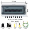 DIHOOL Solar Disconnect Switch 40Amp DC Circuit Breaker with Surge Protector PV Combiner Box for Solar Panel 4 in 4 Out 1000V view 4