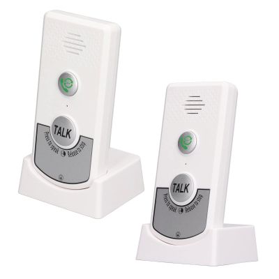 2 Way Voice Intercom 1000M Long Range Intercomunicador Home Security Doorbell System Indoor Outdoor System, Fit for Home Hospital Office (White)