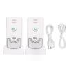 2 Way Voice Intercom 1000M Long Range Intercomunicador Home Security Doorbell System Indoor Outdoor System, Fit for Home Hospital Office (White) view 2