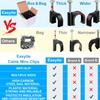 400pcs Black Cable Clips 4/6/8/10mm Cable Wire Clips Nail in Cable Clips Cable Tacks Coaxial Nail Clamps Cable Nails for Cords Cable Management RG6 RG59 CAT6 RJ45 Ethernet Cable Clips Coax Clamps view 4