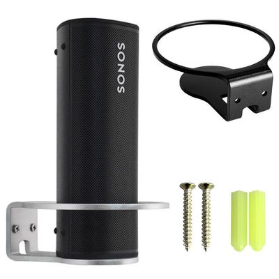 Coyktonty Aluminium Wall Bracket/Wall Mounted Holder for SONOS Roam Speakers (Black)