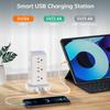 Tower Surge Protector Power Strip with USB 12 Outlets with 4 USB Ports (1 USB C), 10FT Extension Cord Multi Plug Outlet Extender Overload Protection for Home Office view 2
