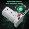 Tower Surge Protector Power Strip with USB 12 Outlets with 4 USB Ports (1 USB C), 10FT Extension Cord Multi Plug Outlet Extender Overload Protection for Home Office view 3