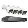 ANNKE Home Security System, 3K Lite 16 Channel Security Video Recorder with 4 3K Built-in Mic Cameras, AI Human/Vehicle Detection for Home Business Surveillance view 1