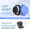 [2 Pack] Case for Tile Mate Bracelet Waterproof, Soft Silicone Tile Mate Wristband Holder Full Case Cover Compatible with Tile Mate (2022), Hidden Tile Mate Case for Child/Teen/Elderly (Black+Blue) view 2