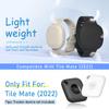 Silicone Case for Tile Mate Waterproof, Kids Wristband Holder, Adjustable Hidden Bracelet for Kids/teen/Elderly (Black+Oatmeal) view 2