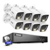 ANNKE Home Security System, 3K Lite 16 Channel Security Video Recorder with 8 3K Built-in Mic Cameras and 6TB Hard Drive, AI Human/Vehicle Detection for Home Business Surveillance view 1