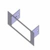 Havis C-EB25-SW3-1P 1-Piece Equipment Mounting Bracket, 2.5" Mounting Space Fits Federal Signal SW300 view 2