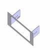 Havis C-EB25-TK6-1P 1-Piece Equipment Mounting Bracket, 2.5" Mounting Space, Fits Kenwood TK-6110 view 2