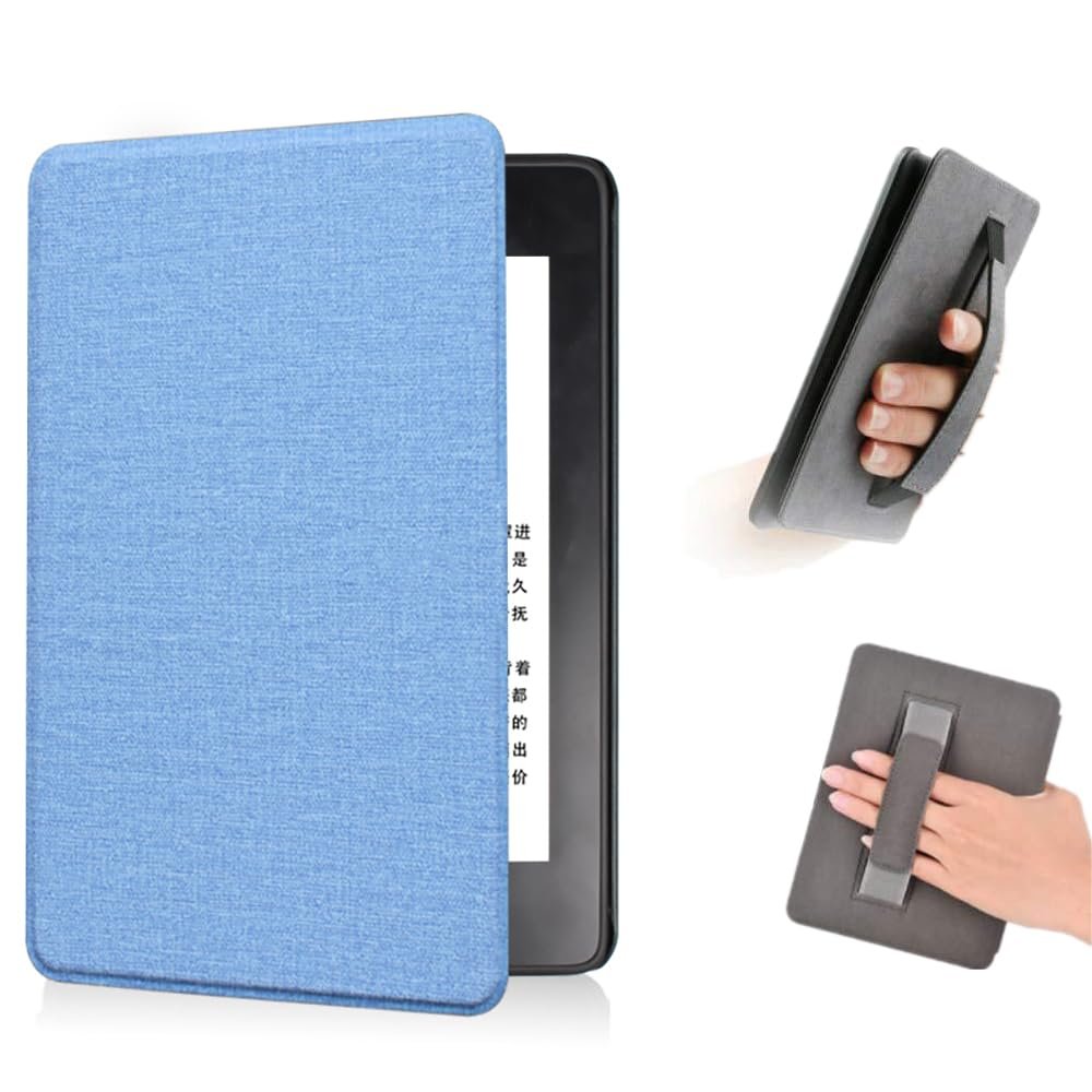 Case for 6" All-New Kindle 11th Generation (2022 Release, Model C2V2L3), Slim Lightweight Durable Fabric Cover with Hand Strap and Auto Sleep/Wake