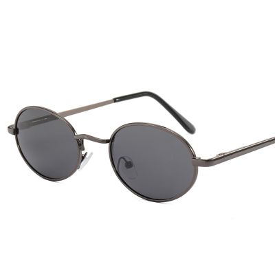 EkeNoz Oval Frame Polarized Men Driving Sunglasses Retro Sports Outdoor Decorative Sunglasses (Color : B, Size : 1)