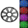 KICKER 45KMG12C 12" Charcoal Grille w/LED for KM12 + KMF12 Subwoofer Subs KMG12C Bundle with Rockville RPB2-BLACK Portable Bluetooth Speaker (2 Items) view 2
