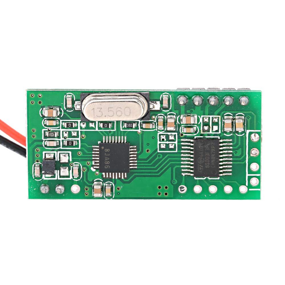 SYH&AQYE RFID Radio Frequency Reader Module, M1-232-W Wireless Radio 13.56mhz Frequency IC RS232 Interface Reader Writer Module with 3 IO Ports Expandable to BUZ and LED