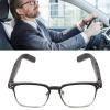 Diyeeni Bluetooth Glass, Audio Glasses for Men Women, Open Ear Music Glasses with Anti Blue Lens, Built in Speakers, IPX4 Waterproof (Black Frame) view 2