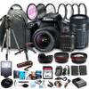 Canon EOS Rebel T100 DSLR Camera w/EF-S 18-55mm F/3.5-5.6 Zoom Lens + 55-250mm f/4-5.6 is STM Lens + 100S Sling Backpack + 64GB Memory Cards, Professional Photo Bundle (42pc Bundle) (Renewed) view 1